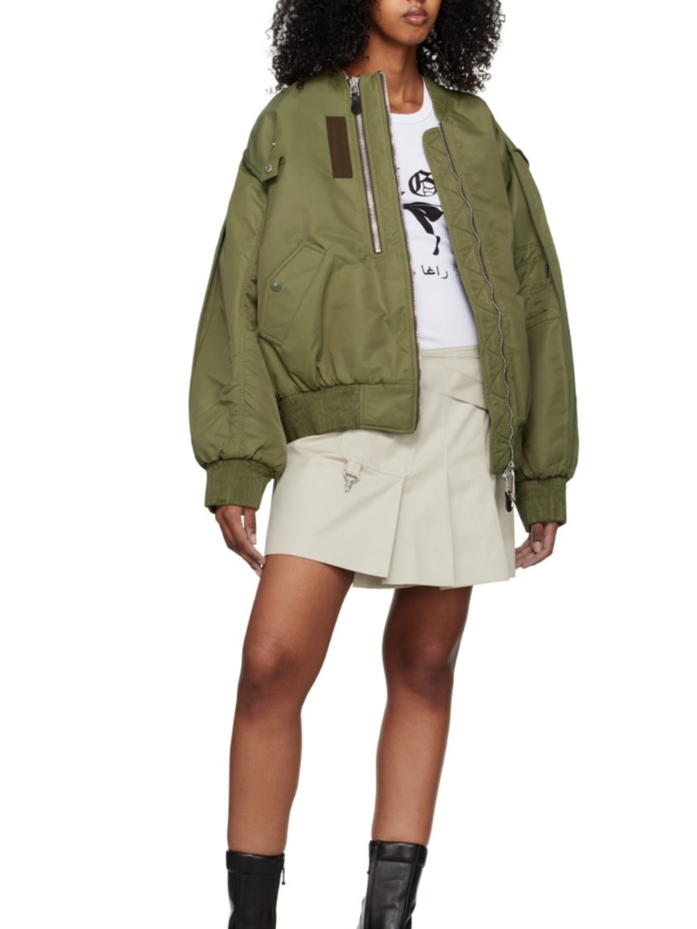 EYTYS Neutral Pleated Mini Skirt